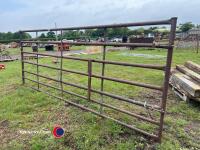 12ft seven bar steel farm gate - 2