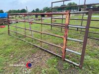 12ft 6in five bar steel farm gate - 3