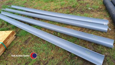4 x 2.4m x 150mm grey gutter