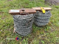 2 x rolls of barbed wire - 3