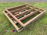 Pair of 5ft bull gates - 3