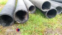 Large pallet of 6in field drainage pipes - 2