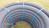Small coil of black land drainage pipe - 2
