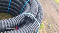 Small coil of black land drainage pipe - 3