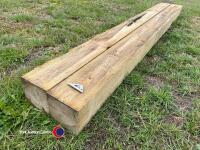 2 x Gate posts 6x6 2.4m pressure treated