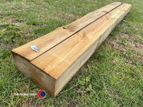 2 x Gate posts 6x6 2.4m pressure treated