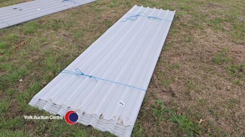 14 x 3m plus Goose wing grey roof sheet, new