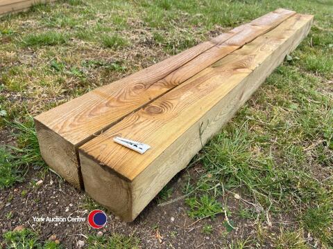 2 x Gate posts 6x6 2.4m pressure treated