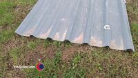 9 x 3m plus Green roof sheets, new - 2