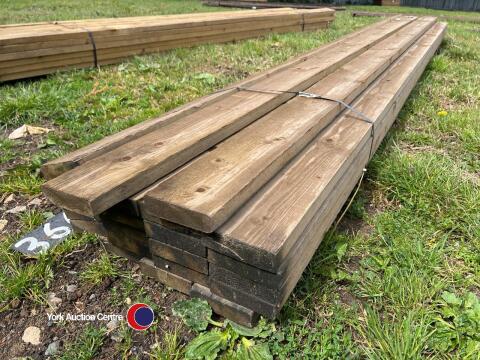 32x150 (1.5x5) fencing rails 3.6m pressure treated, 24pcs