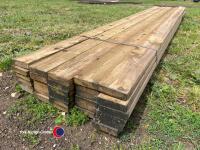 32x150 (1.5x5) fencing rails 3.6m pressure treated, 30pcs - 3