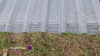 6 x 2800 plus and 4 x 1000 plus Green roof sheets, new. - 2