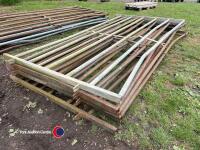 6 x Glendale heavy duty cattle gates