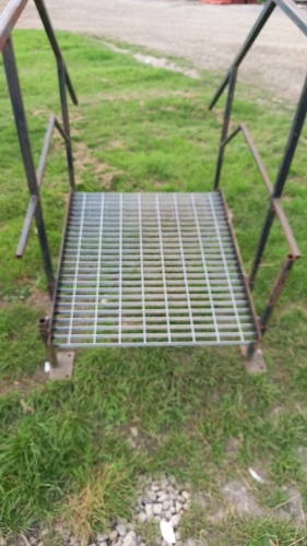 Set of steel steps