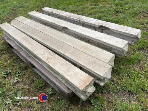5 concrete fence post