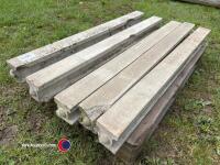5 concrete fence post - 2