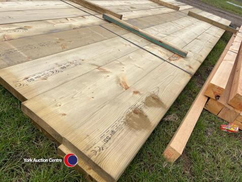 Timber - 8x approx 212in x 9.5in x 2in