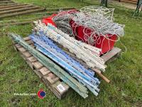 Electric fence unit, stakes and electric fence wire - 2