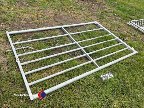 6ft galvanised gate, as new