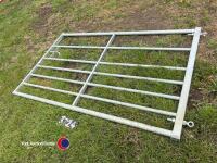 6ft galvanised gate, as new - 2