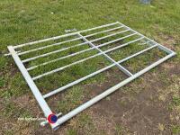 6ft galvanised gate, as new - 3