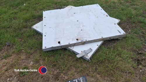 2 x galvanised stable doors