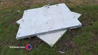 2 x galvanised stable doors - 3