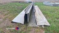 Pack grey roof ridge sheets - 2