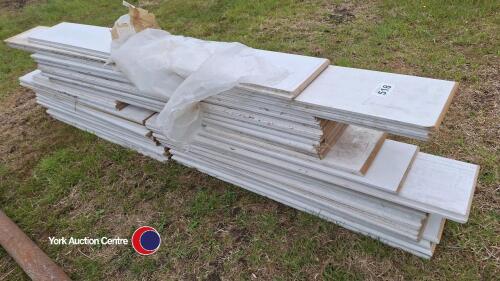 30 x MDF windowboards 230mm from 0.7m to 1.8m