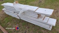 30 x MDF windowboards 230mm from 0.7m to 1.8m