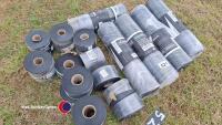 Quantity of damp proof rolls, various sizes