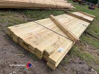 Timber - approx 177in x 3.5in x 0.5in - 2