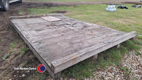 10ft wooden base