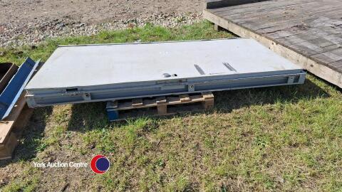 Heavy duty steel door and frame