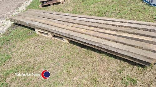 10 x 5in x 3in x 15ft timbers