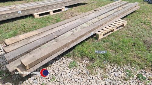 10 x 5in x 3in x 15ft timbers