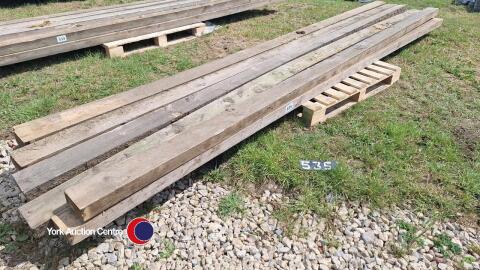 10 x 5in x 3in x 15ft timbers