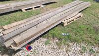 10 x 5in x 3in x 15ft timbers