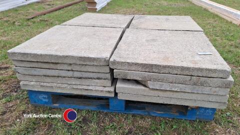 20 x 2ft x 2ft concrete paving flags