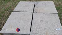 20 x 2ft x 2ft concrete paving flags - 2