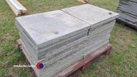 20 x 2ft x 2ft concrete paving flags