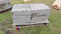 20 x 2ft x 2ft concrete paving flags