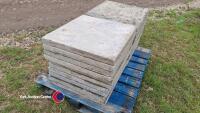 20 x 2ft x 2ft concrete paving flags - 2