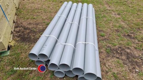 12 x 2m plastic pipes