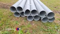 12 x 2m plastic pipes - 2