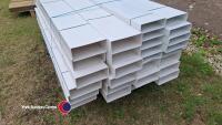 Quantity of new plastic air ducting - 2