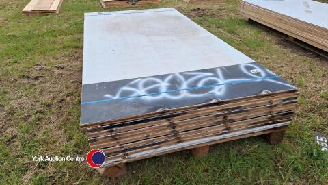 10 x 8ft x 4ft x 18mm plastic coated ply