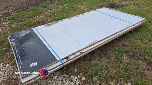 4 x 7ft x 4ft x 18mm plastic coated ply