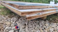 4 x 7ft x 4ft x 18mm plastic coated ply - 2