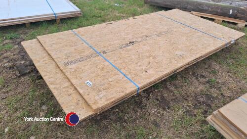 Quantity of 8ft x various OSB boards